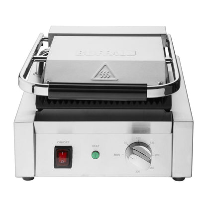 Buffalo Bistro Ribbed Contact Grill cu600