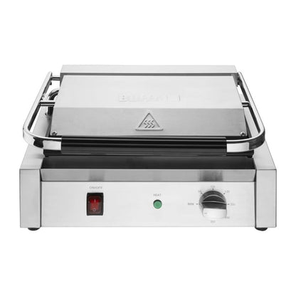 Buffalo Bistro Large Ribbed Contact Grill cu602