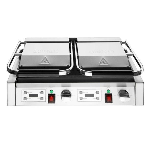 Buffalo Extra Large Contact Grill Double Flat Plate cu610