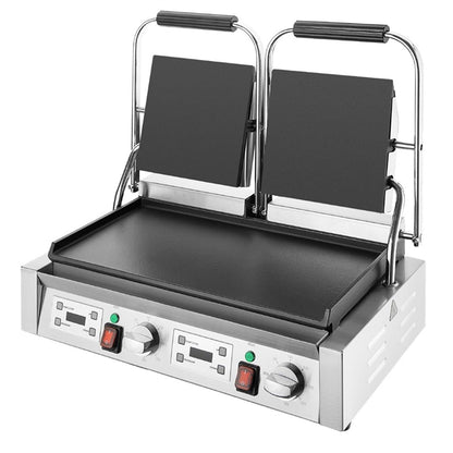 Buffalo Extra Large Contact Grill Double Flat Plate cu610