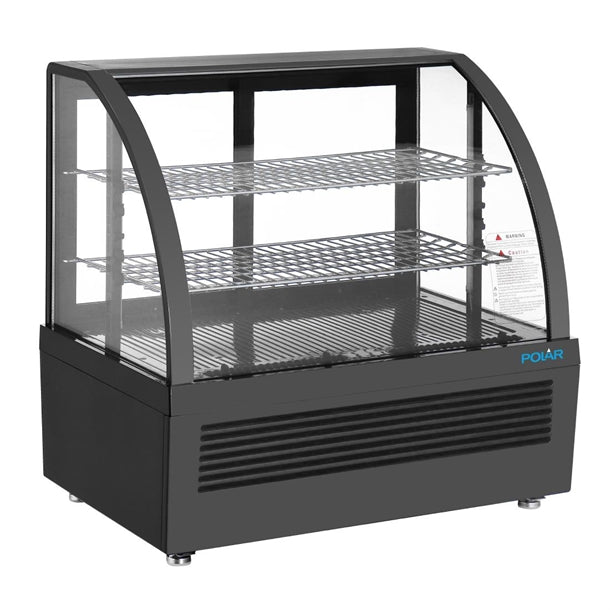 Polar C-Series Countertop Display Fridge Black 100Ltr cu636