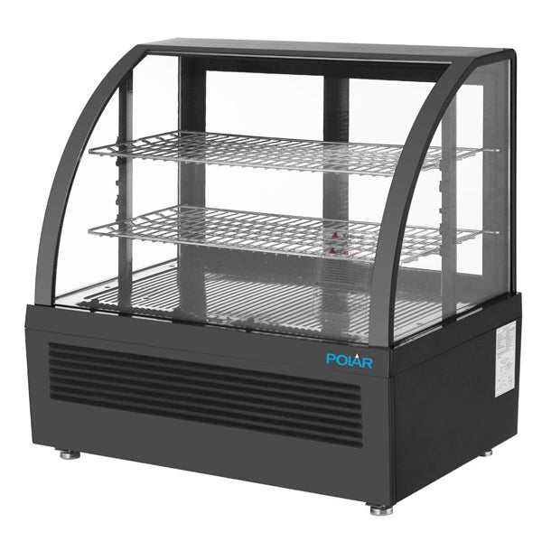 Polar C-Series Countertop Display Fridge Black 100Ltr cu636