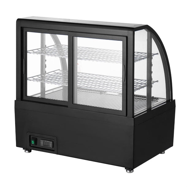 Polar C-Series Countertop Display Fridge Black 100Ltr cu636