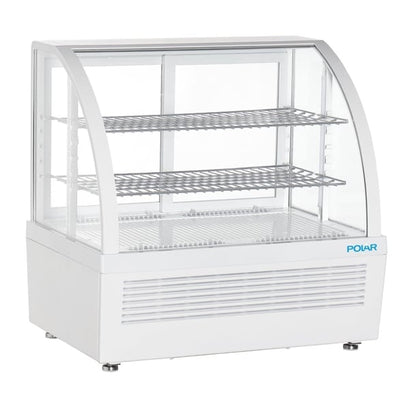 Polar C-Series Countertop Display Fridge White 100Ltr cu637