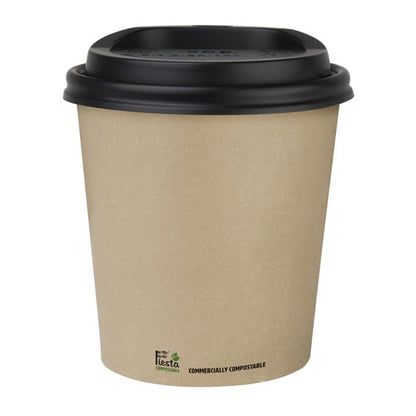 Fiesta Compostable Coffee Cups Single Wall 8oz (1000 Pack) cu980