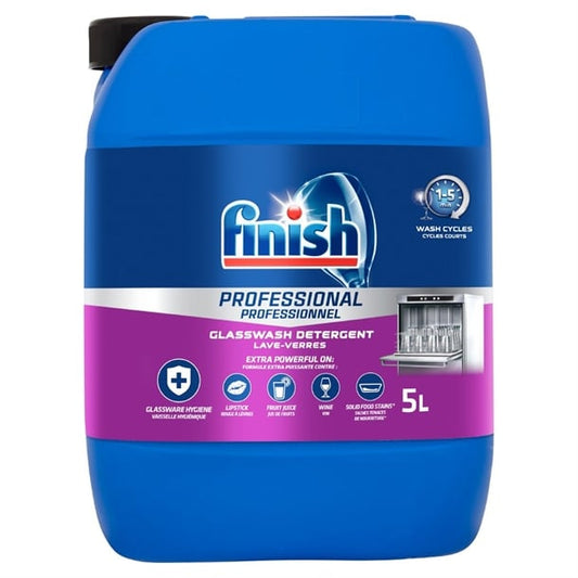 Finish Professional Cabinet Glasswasher Detergent 5Ltr cu998