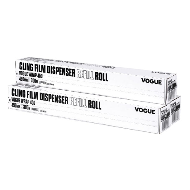Vogue Cling Film 300m fits Wrap450 Dispenser (3 Pack) cw203