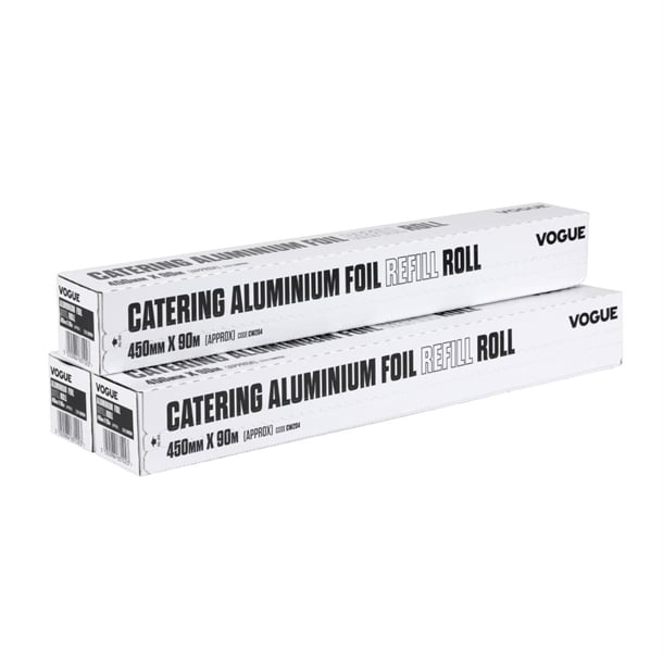 Vogue Aluminium Foil 90m fits Wrap450 Dispenser (3 Pack) cw204