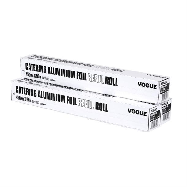 Vogue Aluminium Foil 90m fits Wrap450 Dispenser (3 Pack) cw204