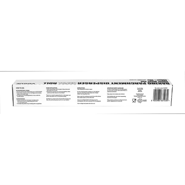 Vogue Baking Parchment 50m fits Wrap450 Dispenser (3 Pack) cw205