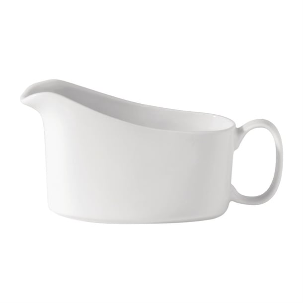 Utopia Titan Sauce Boats White 200ml (6 Pack) cw282