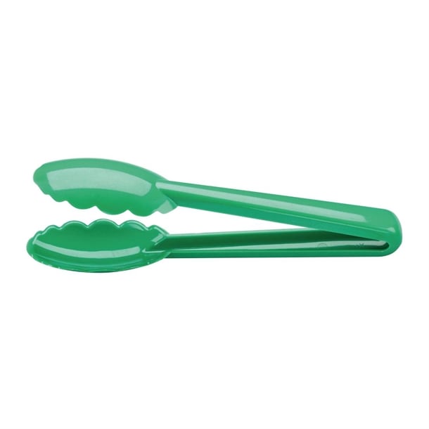 Mercer Culinary Hells Tools Utility Tongs Green 240mm cw531