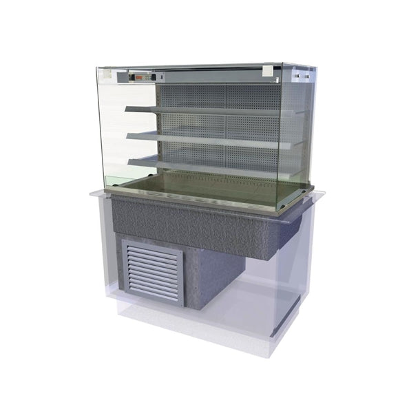 CED Kubus Drop In Multideck Self Service 1525mm KMDF4HT cw645