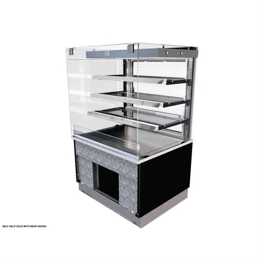 CED Kubus Drop In Slimline Multideck with Rear Door 900mm KPC9HT cw653