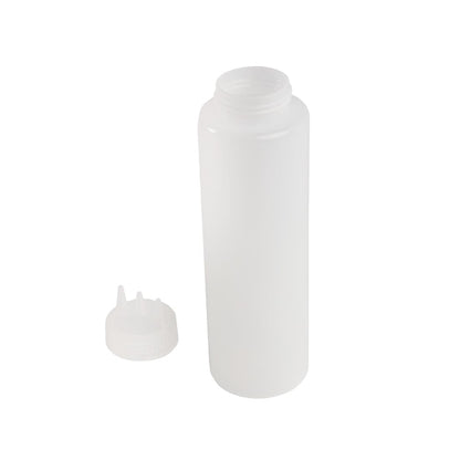 Vogue Clear 3 Nozzle Squeeze Bottle 36oz cw726