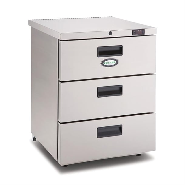 Foster 3 Drawer 150Ltr Undercounter Fridge HR150 13/106 cw732-se