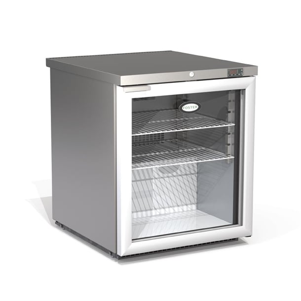 Foster 1 Glass Door 200Ltr Undercounter Fridge HR200G 13/114 cw736-se