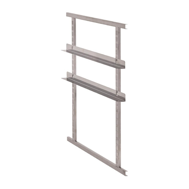 Cambro Kit of 2 Stainless Steel Rails for Cam GoBoxes cw809