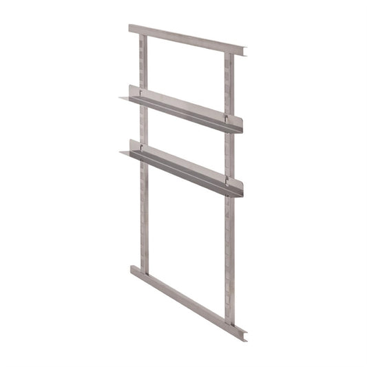 Cambro Kit of 2 Stainless Steel Rails for Cam GoBoxes cw809