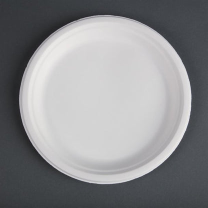 Fiesta Compostable Bagasse Plates Round 260mm (50 Pack) cw904