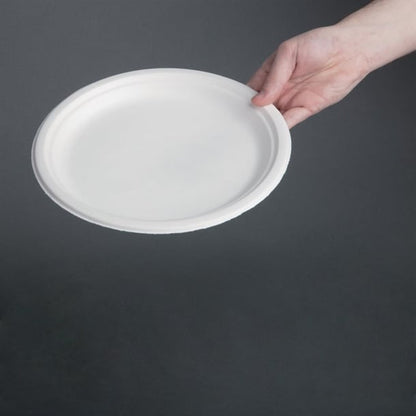 Fiesta Compostable Bagasse Plates Round 260mm (50 Pack) cw904