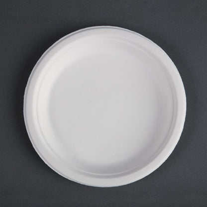 Fiesta Compostable Bagasse Plates Round 179mm (50 Pack) cw905