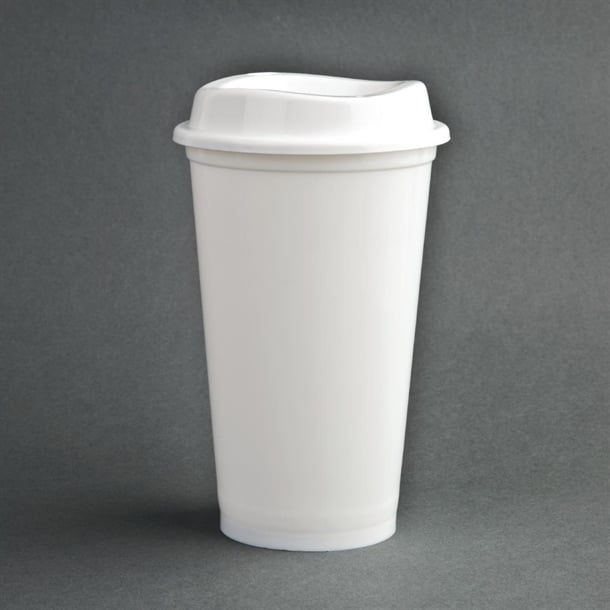 Olympia Polypropylene Reusable Coffee Cups 16oz (25 Pack) cw929