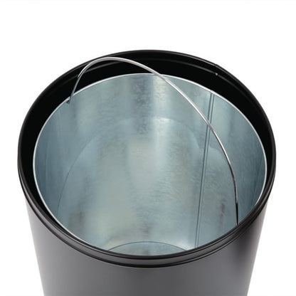 Bolero Bullet Bin with Open Top Lid Black 40Ltr cw954