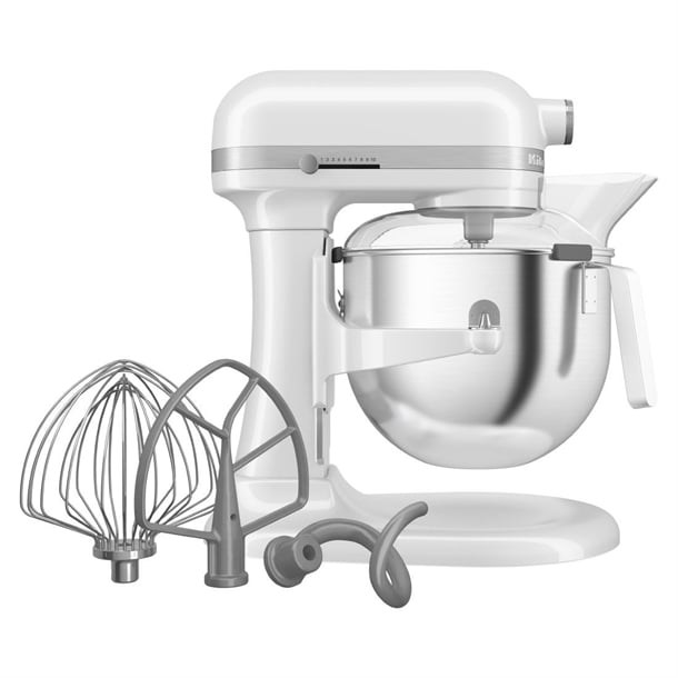 KitchenAid Heavy Duty Bowl-Lift Stand Mixer 6.6Ltr White 5KSM70JPXBWH cx079