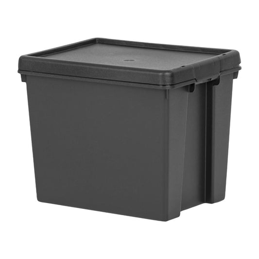 Wham Bam Recycled Storage Box & Lid Black p_cx090