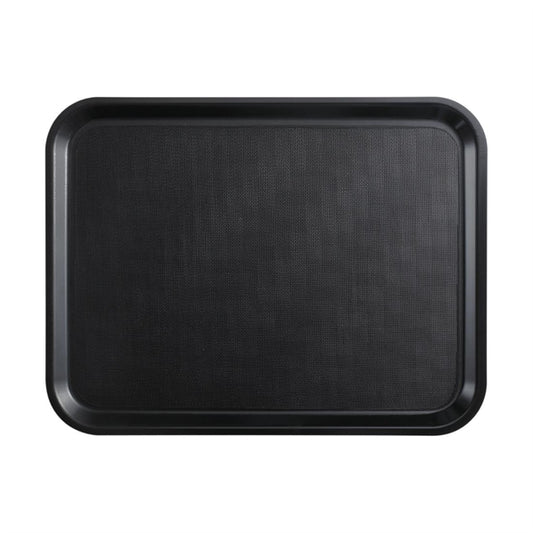 Cambro Mykonos Tray Black Non-Slip Surface 330x430mm (24 Pack) cx378