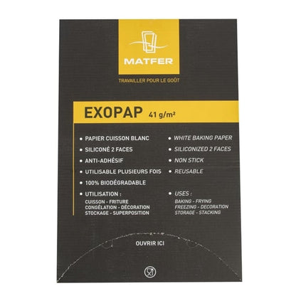 Matfer Bourgeat Exopap Baking Paper 600 x 400mm (500 Pack) cx520