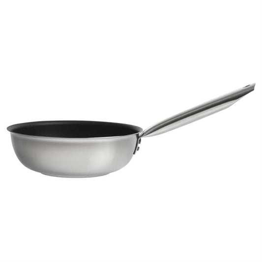 Matfer Bourgeat Tradition Stainless Steel Pro Non-Stick Sauté Pan 24cm cx542
