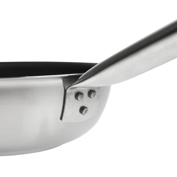 Matfer Bourgeat Tradition Stainless Steel Pro Non-Stick Sauté Pan 24cm cx542