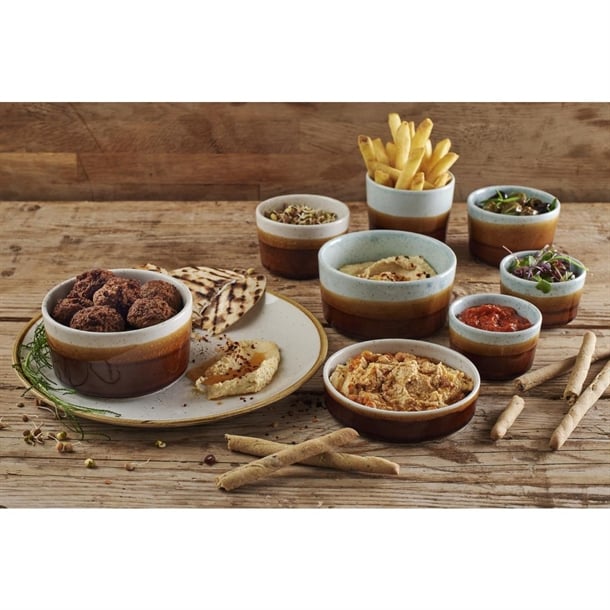 Siena Nourish Straight Sided Soup Bowls Barley White 15oz (12 Pack) cx623