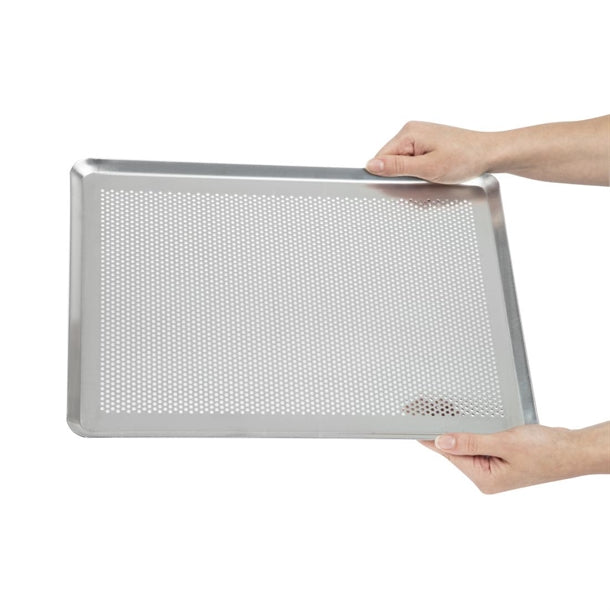 Matfer Bourgeat Perforated Aluminium Baking Sheet 300x400mm cx720