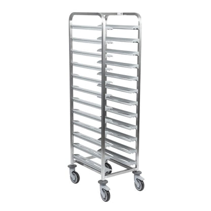 Matfer Bourgeat 12 Tray Cafeteria Trolley Grey cx726