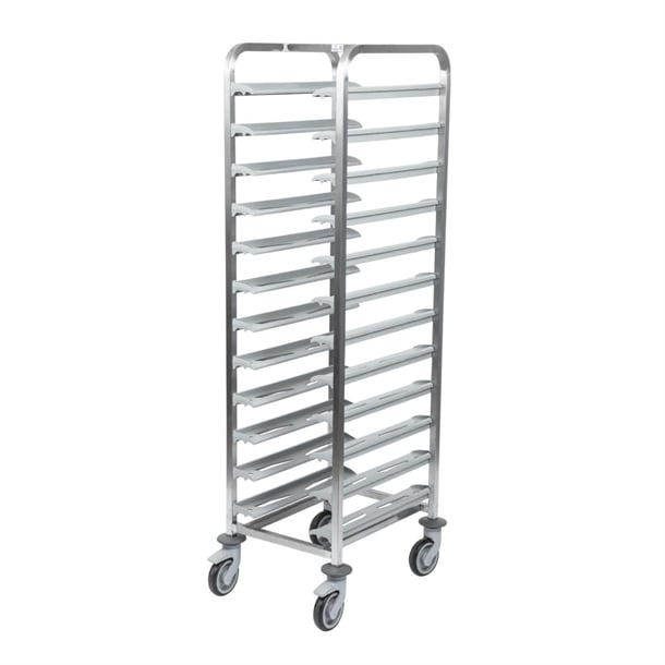 Matfer Bourgeat 12 Tray Cafeteria Trolley Grey cx726