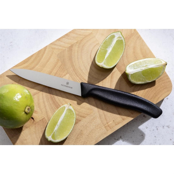 Victorinox Pointed Tip Paring Knife Black 10cm cx743