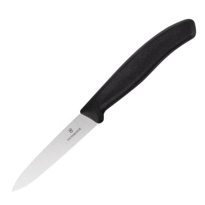 Victorinox Pointed Tip Paring Knife Black 10cm cx743