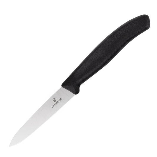 Victorinox Pointed Tip Paring Knife Black 10cm cx743