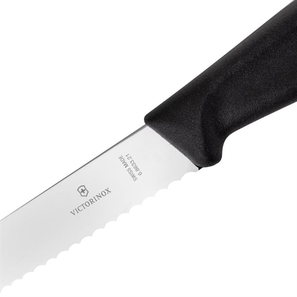 Victorinox Serrated Bread Knife Black 21cm cx745