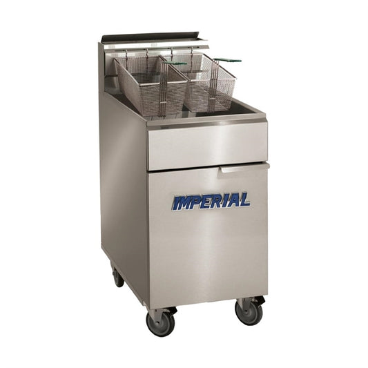 Imperial Free Standing Single Tank Tube Fired Fryer LPG IFS-75 cx918