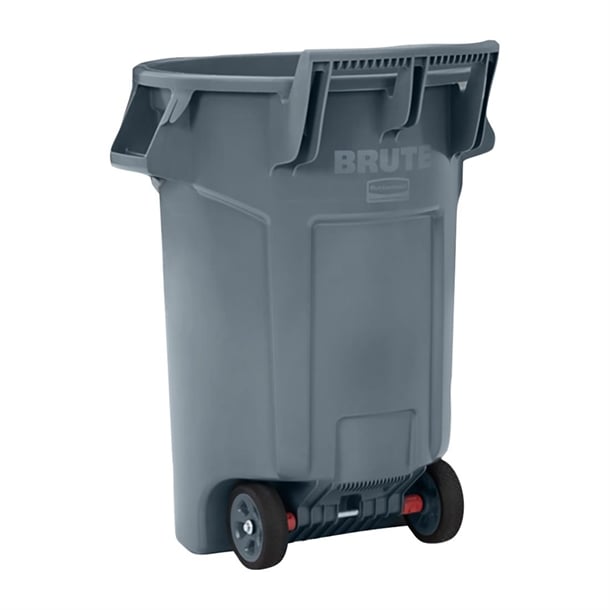 Rubbermaid Wheeled BRUTE Recycling Bin Grey 167Ltr cx982