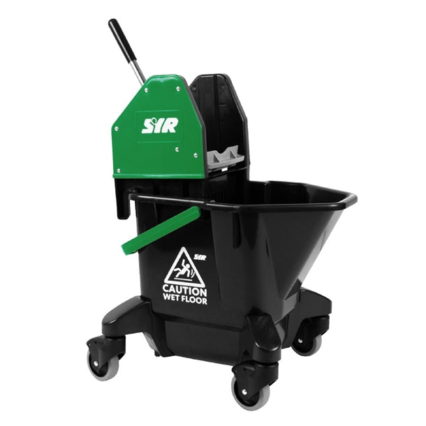 SYR TC20-R Kentucky Mop Bucket and Wringer 13L Green cx995