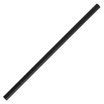 Fiesta Compostable Paper Cocktail Stirrer Straws Black (250 Pack) cy080