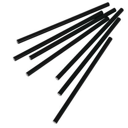 Fiesta Compostable Paper Cocktail Stirrer Straws Black (250 Pack) cy080