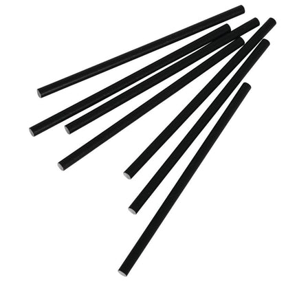 Fiesta Compostable Paper Cocktail Stirrer Straws Black (250 Pack) cy080