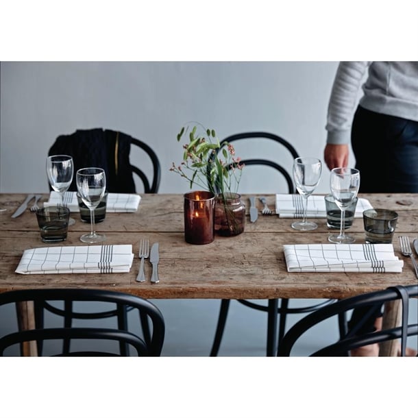 Dunisoft Towel Napkin Grey Check 38x54cm (250 Pack) cy524