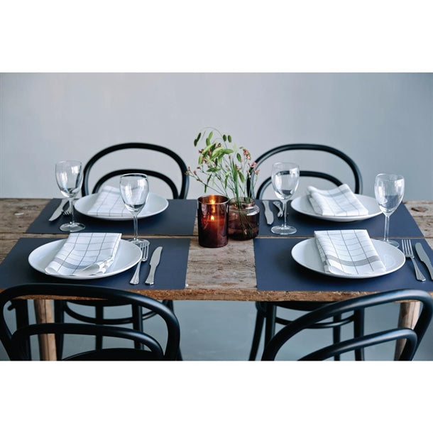 Dunisoft Towel Napkin Grey Check 38x54cm (250 Pack) cy524